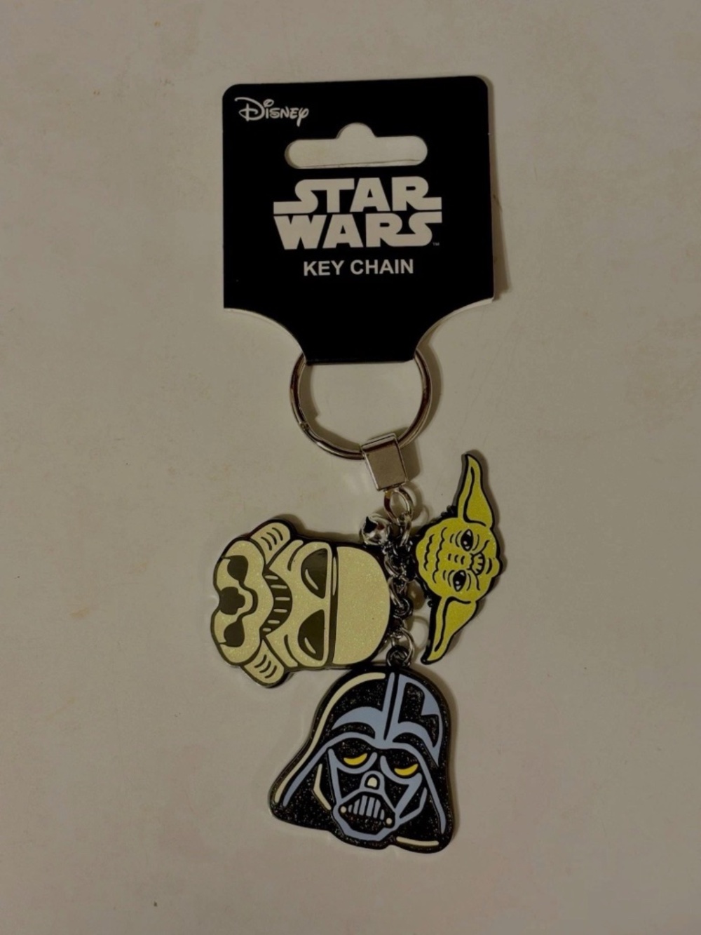 Disney Star Wars Keychain Key Ring Darth Vader Stormtrooper Yoda Bag Charm New